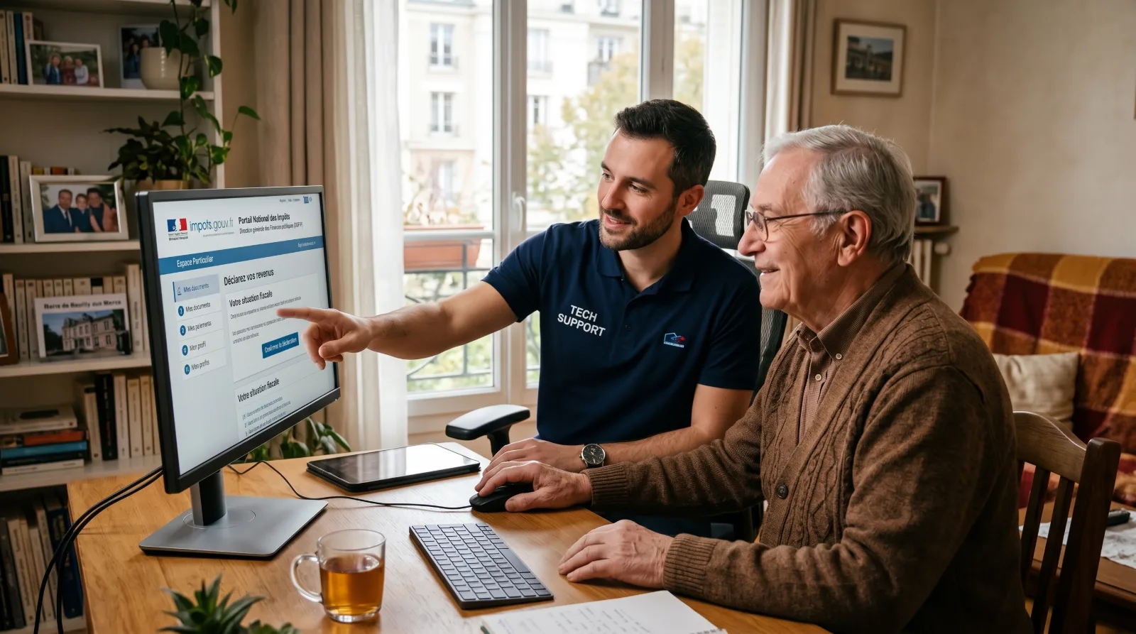 Vous et votre formateur pour que l'internet soit plus simple